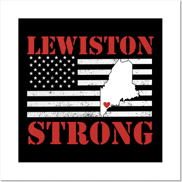 Lewiston Strong Wall Art by Nolinomeg